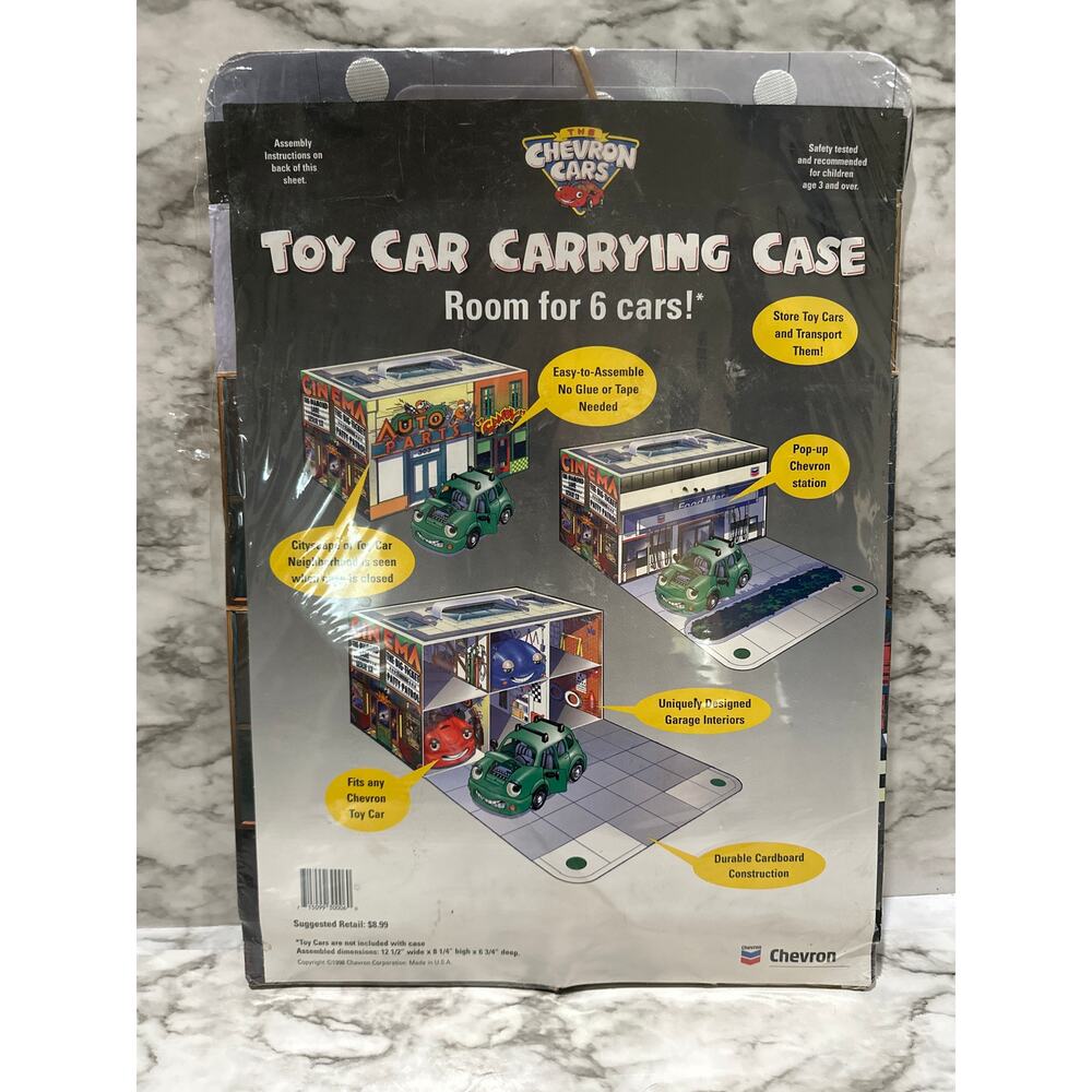 Chevron Cars Toy Carrying Case